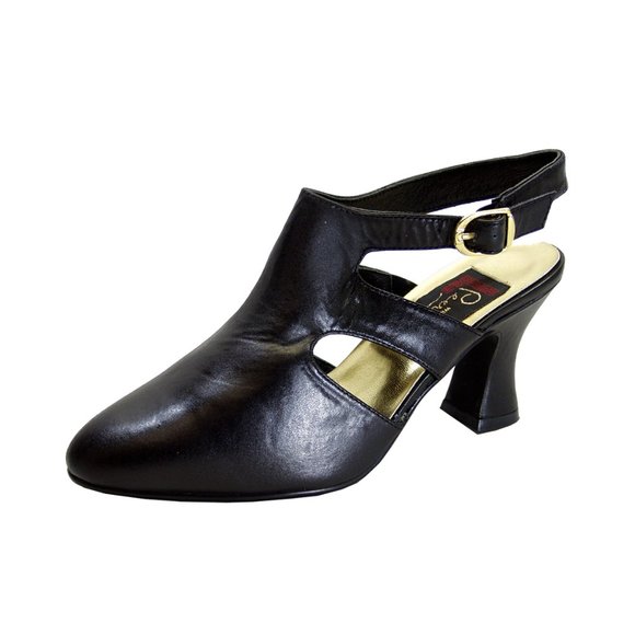 👠 PEERAGE Jorja Women's Wide Width Leather Pumps - Picture 1 of 6